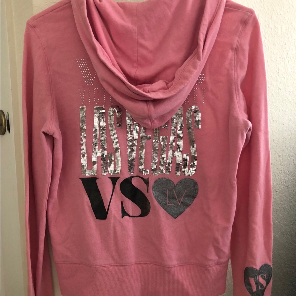 Pink Victoria Secret Zip Up Jacket